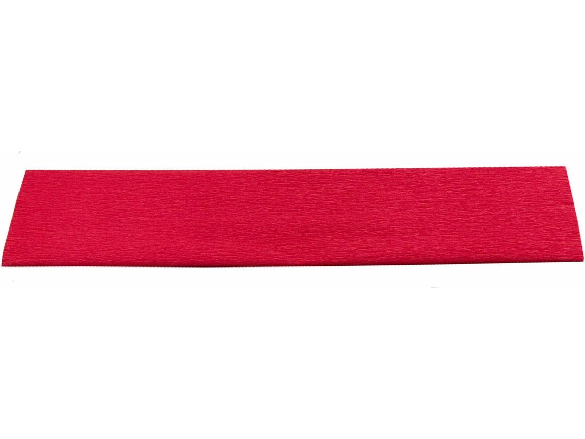 Papel Crepé WEROLA (Rojo - 0,5 x 2,5 m)