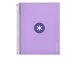 Cuaderno LIDERPAPEL Série Antartik 100g/m² Morado (A4)