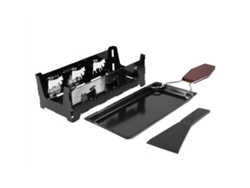 Tabla de quesos raclette portátil antiadherente con mango de madera