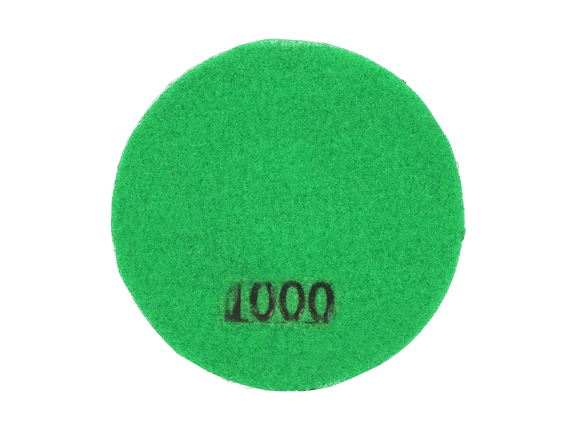 1 Disco De Pulido De Diamante Húmedo De 100 Mm (4 Pulgadas) Para Granito, Mármol Y Hormigón (n.º 1000)