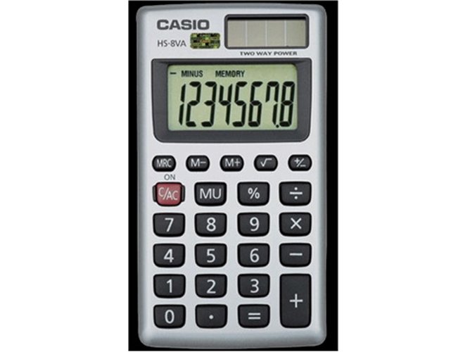 CALCULADORA BOLSO CASIO HS8V