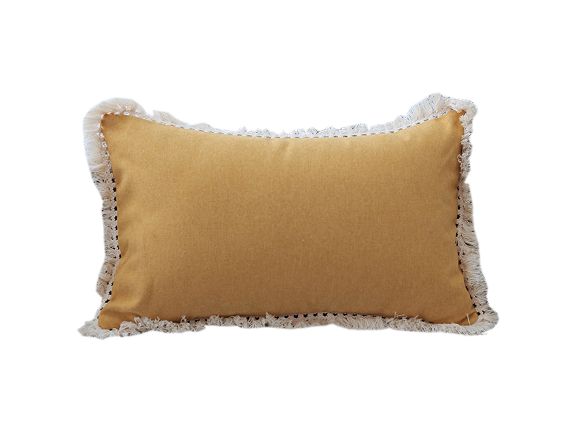 Funda De Almohada De Lino - Funda De Cintura Para Oficina - Funda De Cojín Para Mesita De Noche