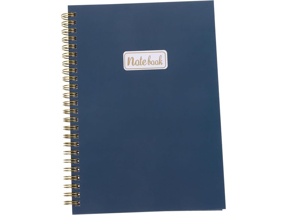 Carpeta espiral compacta con páginas rayadas para tomar notas con flexibilidad, organizar la escuela y usarla portátil. Gokoco