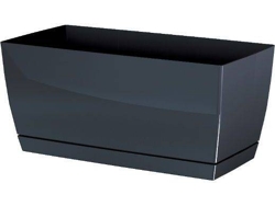 Maceta PROSPERPLAST Coubi Case P (Gris - 24 x 12 x 11 cm)