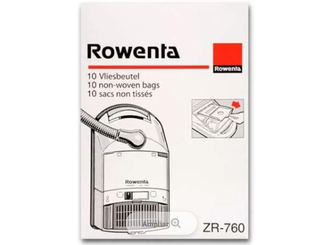 Bolsas para aspiradora ROWENTA 10 piezas - ZR760