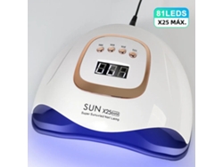 Lámpara UV para uñas con 81 LED, seca rápidamente todo tipo de polvos para uñas, lámpara de secado profesional y potente. Mdug