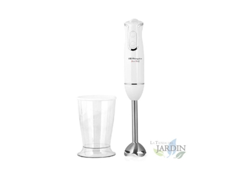 Batidora de Mano ORBEGOZO 2 Velocidades + Vaso de Mistura 600 ml 800W
