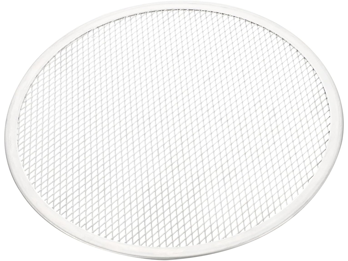 Te, Bandeja Para Pizza De Aluminio Antiadherente De Malla De 12 Pulgadas