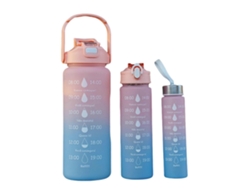 3 botellas de agua deportivas a prueba de fugas Rosewell