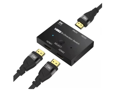 Adaptador Divisor Hdmi (Actualizado) HDMI1215-Y12 Negro