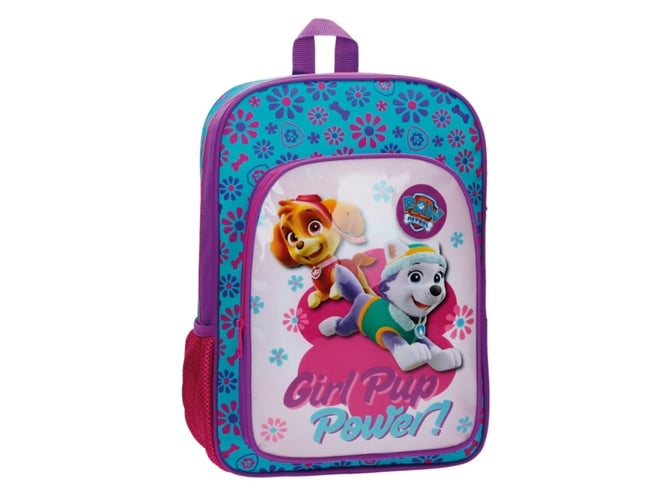Mochila Adaptable a Trolley PATRULLA CANINA Power (38x27x11cm - Rosa - Poliéster)
