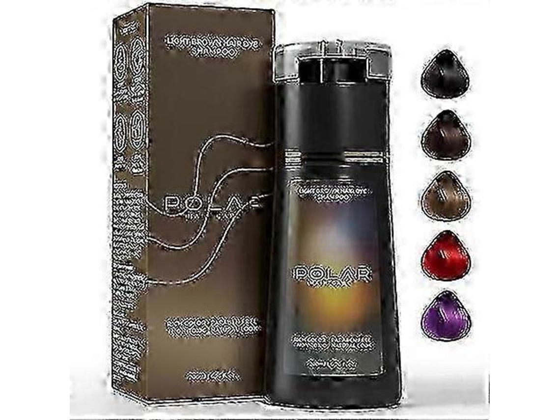 Champú Tinte Instantáneo Polar, Ingredientes Naturales, Color Vibrante En 10 Minutos.
