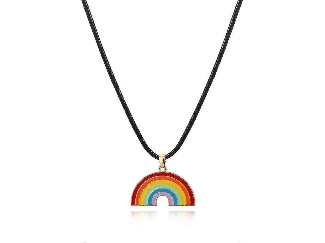 2026-collares De Colgante Arcoíris Dulce Y Fashion Con Perlas Y Alambre Para Fiesta Y Regalo