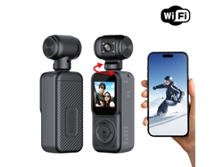 Portátil - Cámara Digital Q5 Uhd 4k (visión Nocturna, Monitor Hd, Rotación De 180°, Deportes, Viajes, Memoria De 32 Gb, Portátil, Para Exter