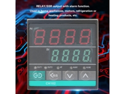Controlador De Temperatura Rex-ch102fk02 Con Salida Relay Ssr Y Función De Alarma Digital