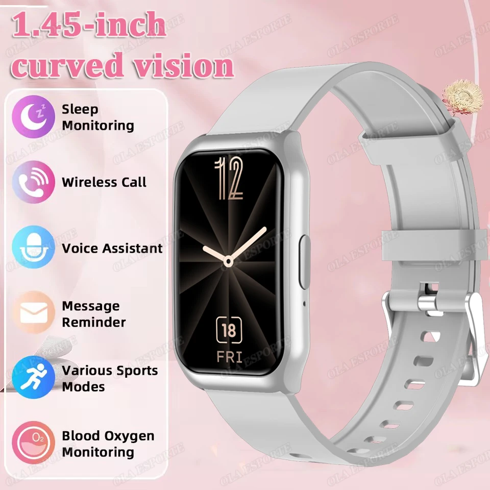 Reloj Inteligente (plateado), Monitor De Actividad Física, Monitorización Del Sueño, Resistente Al Agua.