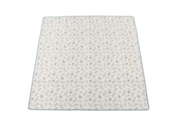 Tapete Anti-derrapante Impermeável Multifuncional Para Bebê Cadeira Alta E Brincadeira 110x110cm
