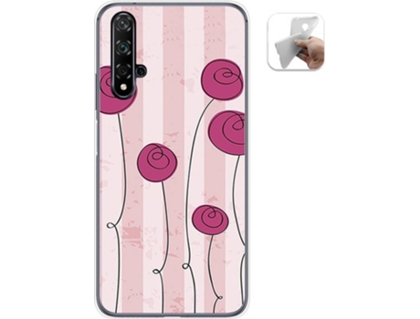Carcasa Huawei Nova 5T / Honor 20 TUMUNDOSMARTPHONE Flores Vintage Multicolor