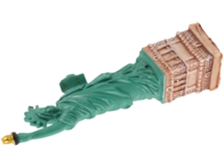 Estatua Ornamental Fácil Limpiar Segura Fabricada Delicada Resina Sintética Elegante Elemento Decorativo Hogar