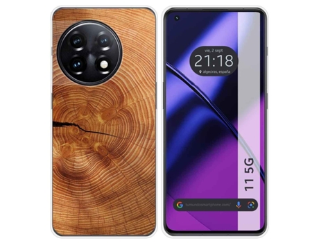 Funda Silicona para Oneplus 11 5G diseño Madera 04 Dibujos
