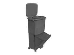 Contenedor de reciclaje con pedal Wellhome con clasificación selectiva