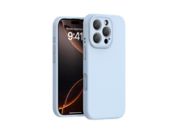 (azul Cielo, Iphone 16 Pro) Funda De Silicona Líquida Para Iphone, Color Sólido, Funda Protectora De Una Sola Pieza Con Cobertura Total.