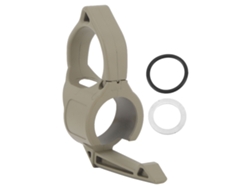 Anillo Adaptador Para Linterna Con Clip De Bolsillo, Anillo De Liberación Para Streamlight Hlhl Color Beige De 1 Pulgada.