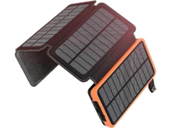 Cargador solar de 20000 mAh, banco de energía portátil, batería externa con 4 paneles solares para smartphone y tableta Olysi Shop