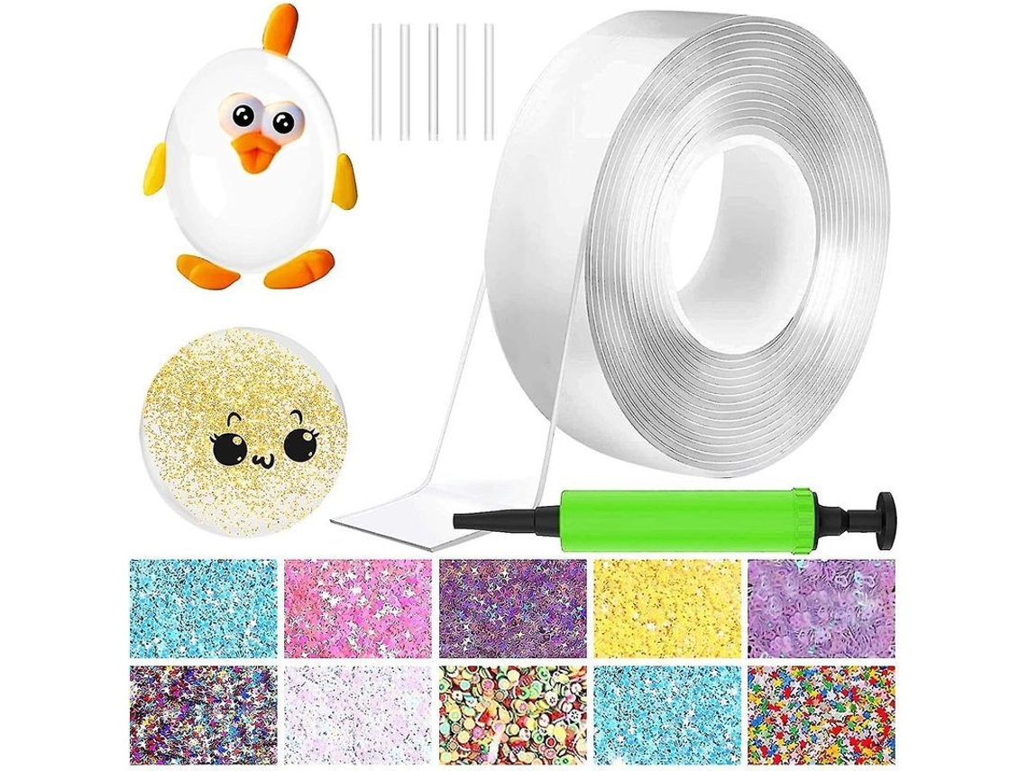 Kit De Burbujas Nano Tape Actualizado, Cinta Plástica Elástica De Doble Cara Para Bricolaje Y Alivio Del Estrés