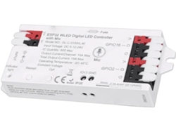 Controlador Led Wifi, Tira De Luz Rgb, Control Por Voz, Micrófono Incorporado, Sincronización De Música.