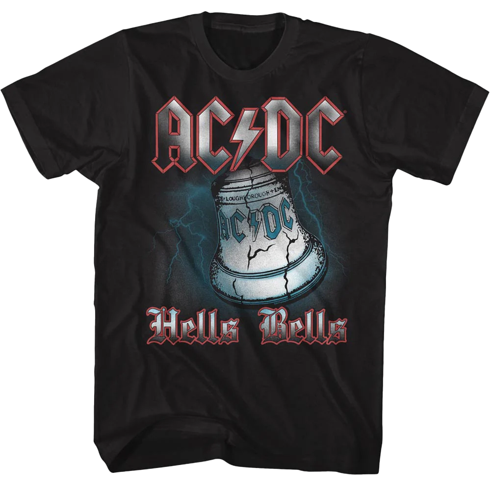 Ac Dc Hells Bells T-shirt Unisex Rockinstone Size:l