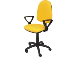 PIQUERAS Y CRESPO Silla de Escritorio Operativa PYC Ayna Amarillo BF (Brazos Fijos - Tejido)