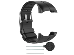 Correa De Silicona Para Relojes Polar M400/m430. Negro S Polar M400/m430