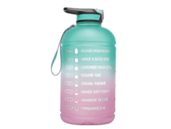 Botella De Agua Deportiva Motivacional A Prueba De Fugas Con Gradiente De 3,78 L Rosewell