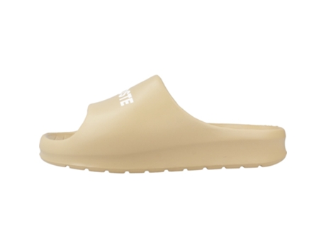 Zapatos de Mujer LACOSTE Serve Slide Synthetic Goma Marrón (35.5)