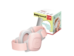 Tapones para los oídos con cancelación de ruido Yuysan para bebés y niños, color rosa.