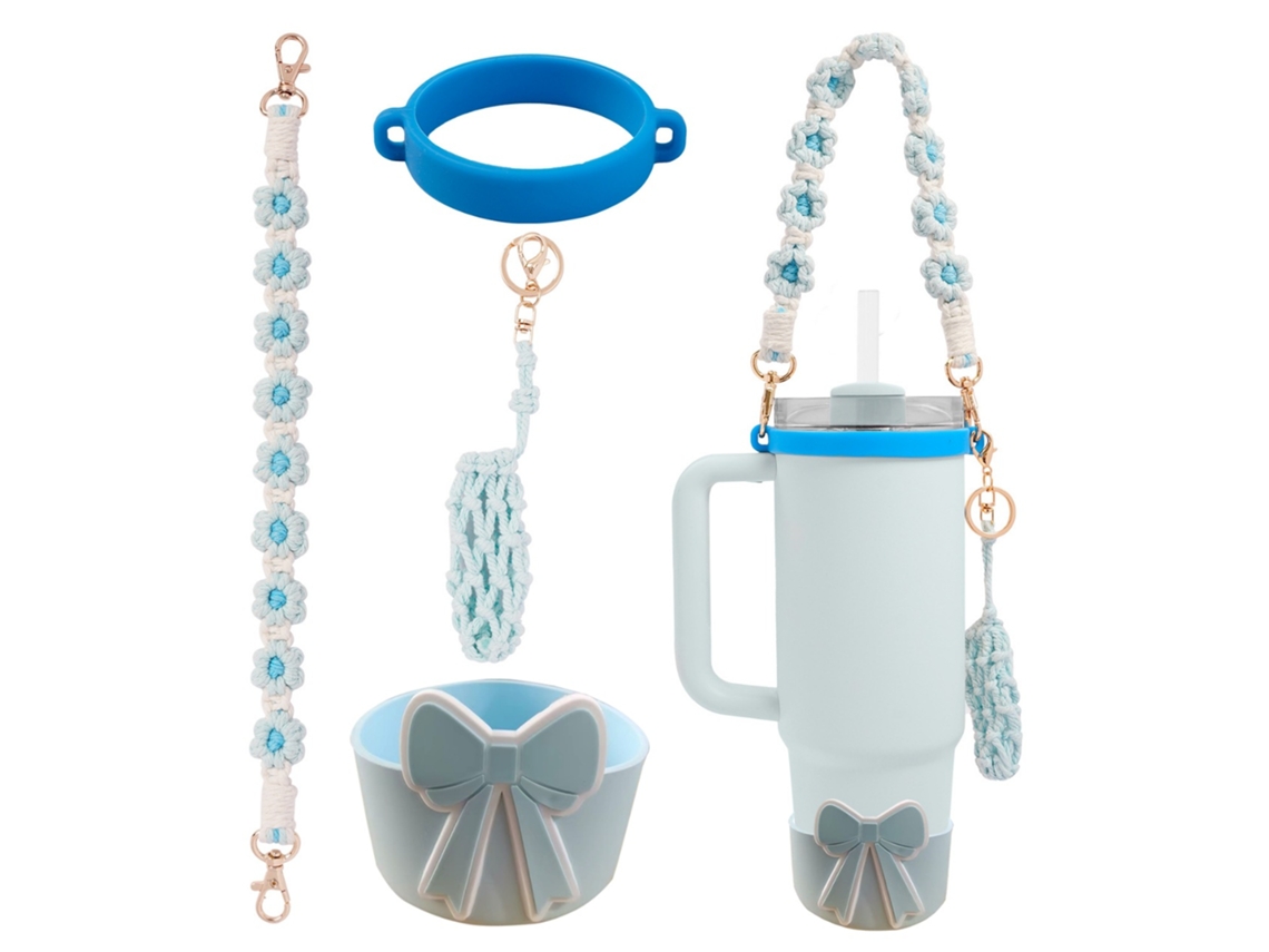 Juego De 4 Accesorios Eifson Para Vasos Con Minibolsa De Almacenamiento Para Vasos Stanley Y Owala (03)