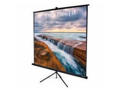 Pantalla de proyección con trípode 1,78 x 1,78m, Formato 1/1