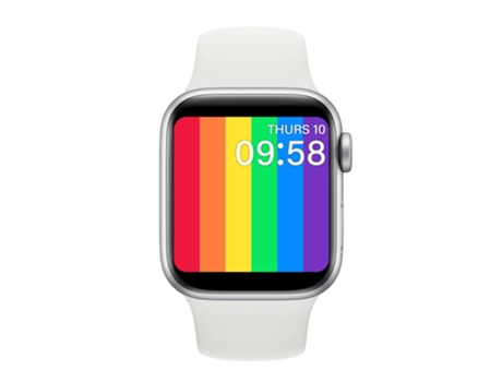 Smartwatch SLOWMOOSE T500 Plus Smart Watch Mtk2502 Full Touch Screen Monitor de Frecuencia Cardiaca (Blanco)
