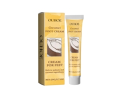 La crema de cáscara de coco Ouhoe hidrata y repara la piel seca.