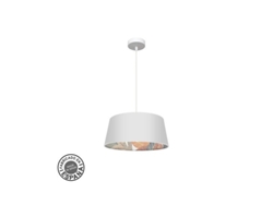 Colgante 40d Tunez 1xe27 Blanco/blanco-estampado
