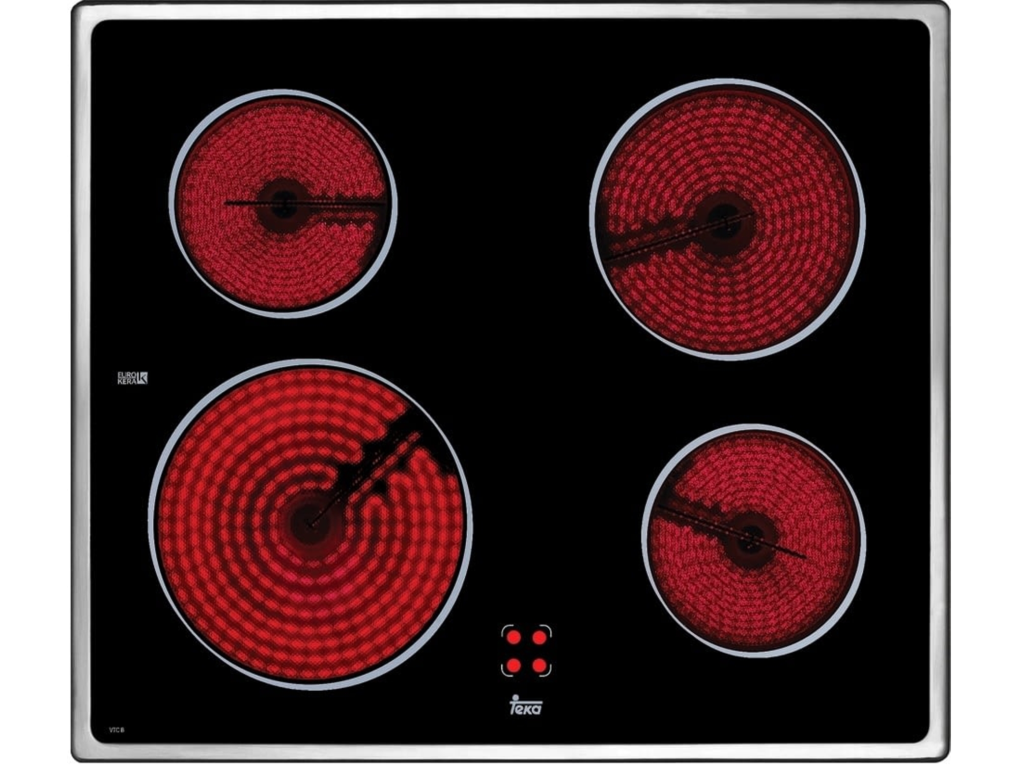 SOLTHERMIC COCINA ELECTRICA VTC60N VITROCERAMICA CON HORNO INCORPORADO