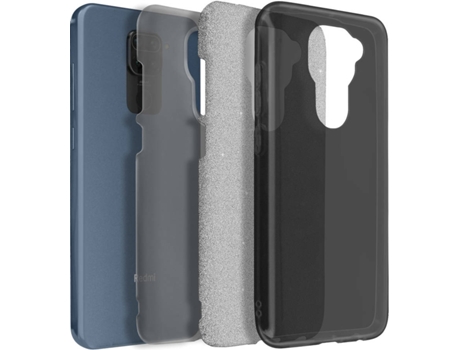 Carcasa Xiaomi Redmi Note 9 AVIZAR Brillante Negro