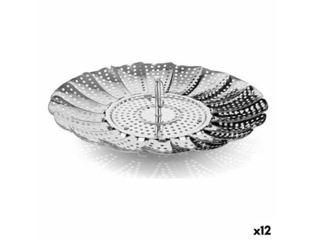 Vaporera QUTTIN Acero Inoxidable 14 cm (12 Unidades) (22,5 x 14 cm)