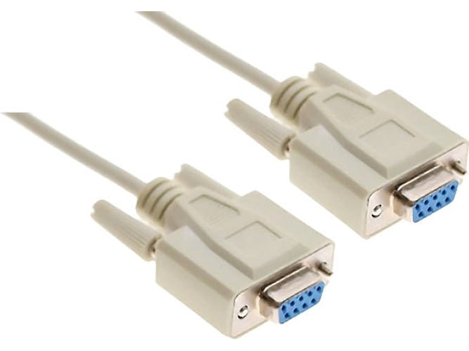 Cable de Serie NANOCable de Serie (DB9 - DB9 - 1.8 m - Beige)
