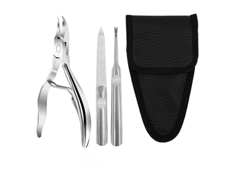 Cortauñas para uñas de los pies, pinzas para cutículas, lima de uñas, piel muerta, elimina las herramientas de corte de pedicura