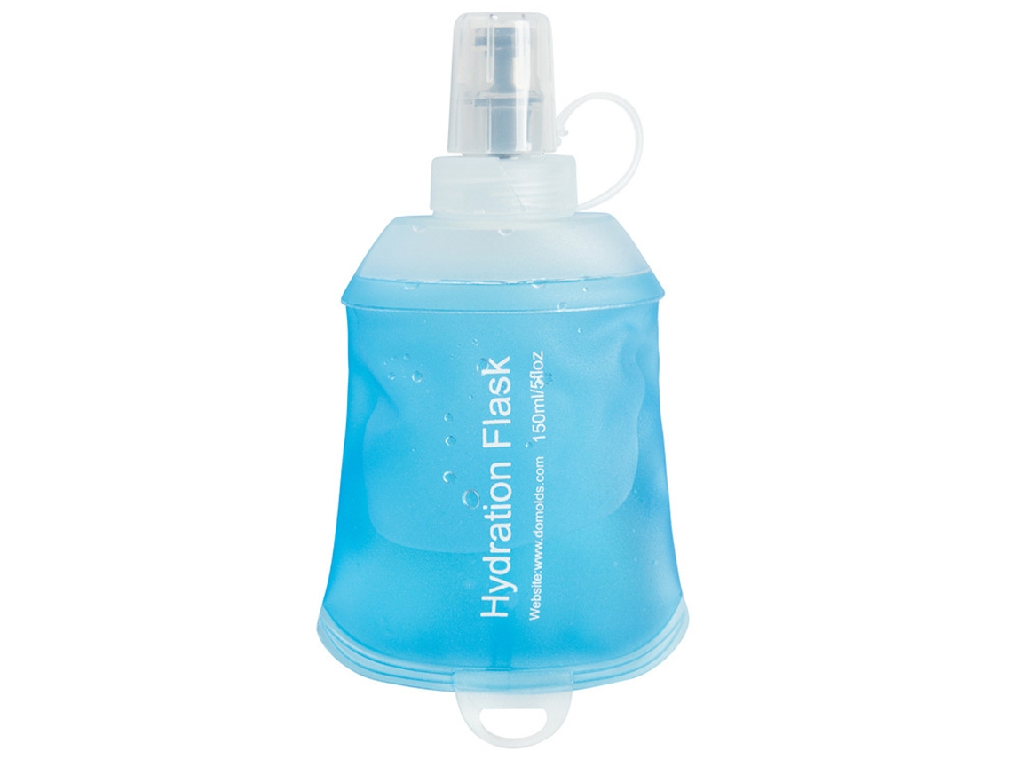 Botella de TPU flexible y plegable de 500 ml para mochilas de hidratación, chalecos para correr, senderismo, ciclismo y montañismo.
