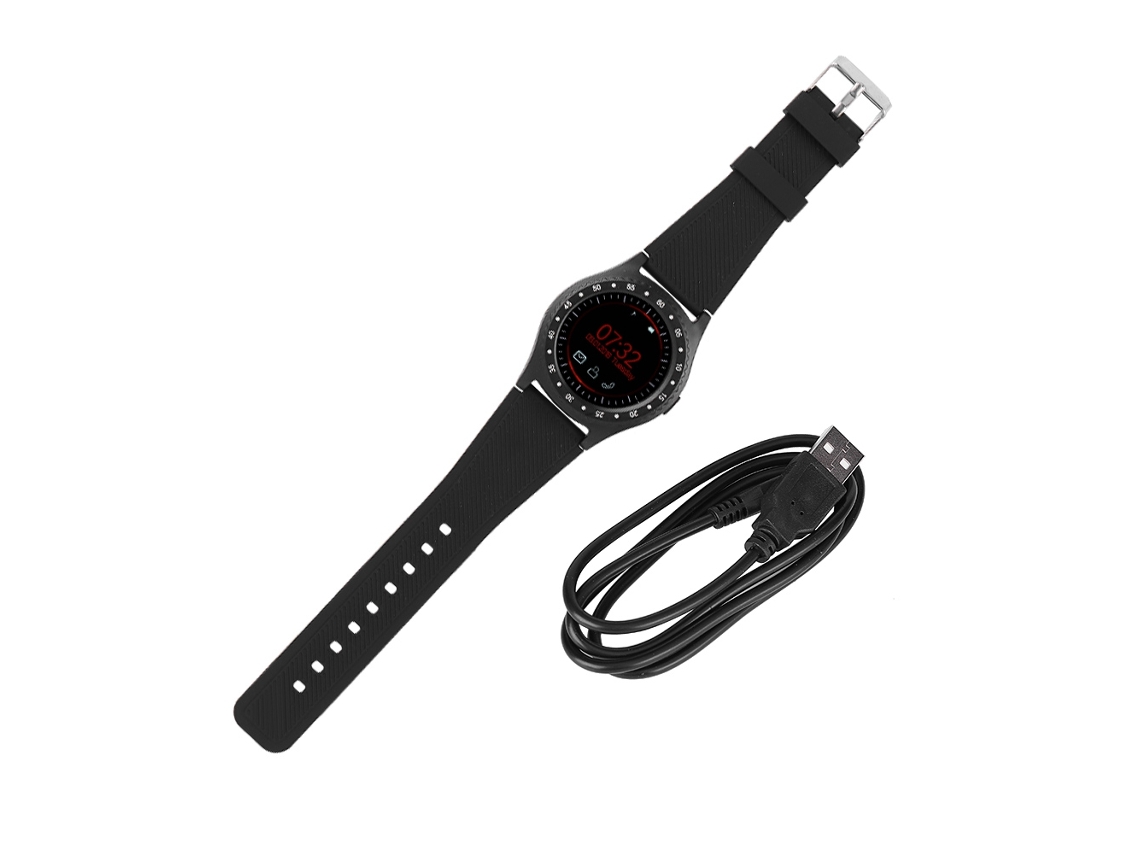 Reloj Inteligente (monitoreo De Frecuencia Cardíaca, Resistente Al Agua, Bluetooth) Reloj Inteligente G8 (negro)