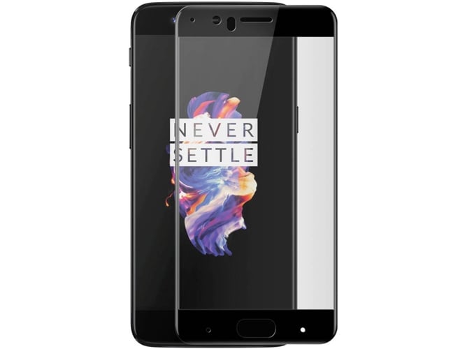 Protector de Cristal Templado AVIZAR OnePlus 5 Negro
