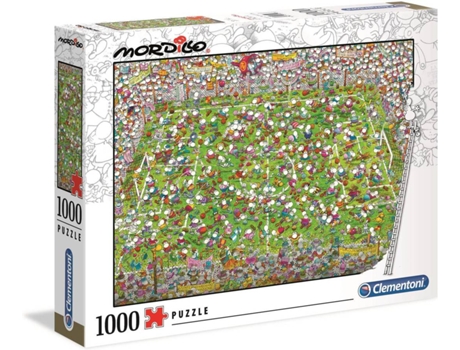 Puzzle CLEMENTONI Mordillo The Match (Edad Mínima: 10 - 1000 Piezas)